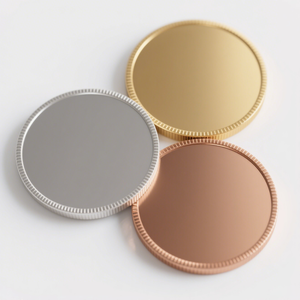 RENHUI алюминиевые титановые анодированные алюминиевые пустые заготовки, металлические изделия, Индивидуальные монеты с логотипом - Product Image 1