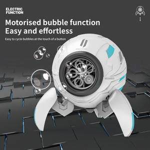 Machine à bulles automatique 5 trous, 2 couleurs, technologie cool, jouet robot pour enfants, idéal pour les fêtes estivales en extérieur - Product Image 3
