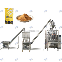 Machine d'emballage de remplissage de poudre de systèmes Vffs entièrement automatique pour la ligne de remplissage de mélange de poudre de lavage de détergent de farine de maïs de ciment