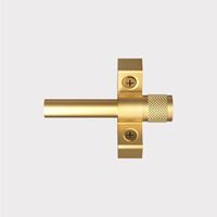 Doorshine Easy DIY Tiges d'escalier moletées en laiton Barres de cuivre à levier sur mesure pour tapis fixe
