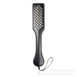 Factory direct sales of adult toys, leather pointed <b>rivet</b> hand slap <b>guns</b>, colored <b>rivet</b> slaps, flirtatious leather slaps, - Product Image 2
