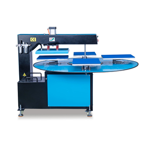 Máquina de prensado térmico neumática automática de <span class=keywords><strong>cuatro</strong></span> <span class=keywords><strong>estaciones</strong></span> con carusel giratorio para camisetas, precio de fábrica, para prendas de vestir 16 24 - Product Image 5