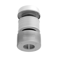 JNUO mini purificateur d'air personnel portable avec indicateur de filtre hepa boîtier extérieur purificateur d'air