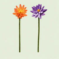 Fleur artificielle HUGMEI, fleur artificielle au toucher réel, tulipe en peluche, faite à la main, décoration de Noël réaliste pour la maison