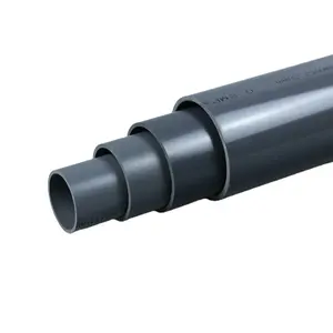 工場供給DN110PN10各種直径パイプラインPVCパイプ価格PVC水道管