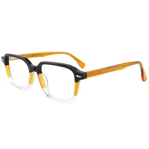 Wohu กรอบแว่นสายตาแบบอะซิเตตคุณภาพสูงหรูหราแว่นตาตามใบสั่งแพทย์กรอบแว่นสายตาของนักออกแบบทำมือ