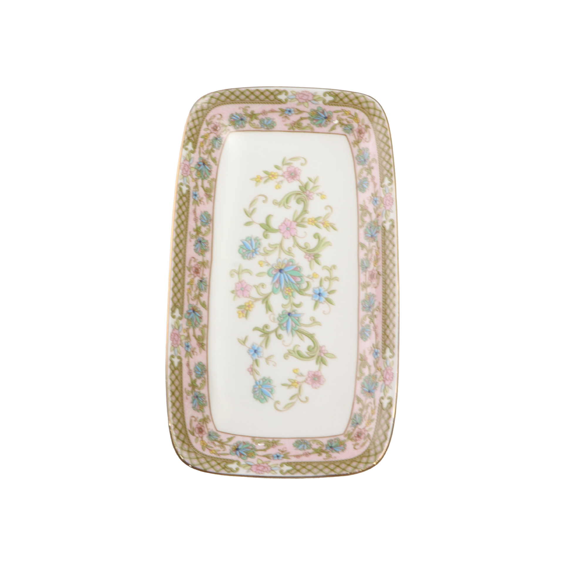 Pink Long towel dish