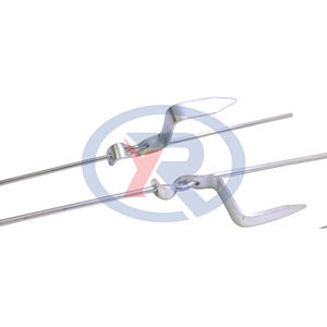 Palo <span class=keywords><strong>per</strong></span> Recinzione Elettrica da 41 Pollici, Facile da Installare, Bianco, con Connettore a Coda di Maiale <span class=keywords><strong>per</strong></span> Fattoria/Giardino - Product Image 4