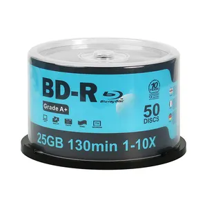 蓝色魔术6X 25GB定制标志顶部bd-r 50包光盘