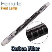 Lampe chauffante infrarouge à quartz en fibre de carbone électrique d'extérieur, modèle 2019, la plus vendue