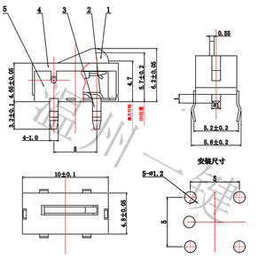 Interruptor de Límite de Acción Rápida de 3 Pines KFC-V1-08 con Actuador Redondo |   Botón de Reinicio Momentáneo con Cable para Joystick - Product Image 4