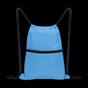 Factory Cheap Price Polyester <b>Drawstring</b> <b>Backpack</b> String Sports Sack Pack Gym Sack With Side Pocket - Product Image 6