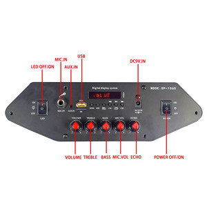 Altavoz Amplificado de 15 Pulgadas y 7500 W, Sistema de Sonido Profesional con Bajos, Altavoz Inalámbrico con Ruedas - Product Image 5