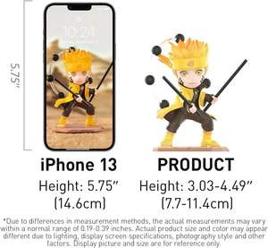 Figurines POPMART Na Ruto Ninkai Taisen Series, boîte mystère, design aléatoire, jouets de collection, cadeaux de Noël et d'anniversaire - Product Image 6