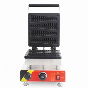 JUYOU Set di 4 Macchine per Waffle a Forma di Lecca-lecca, Piastra Professionale per Waffle - Product Image 1