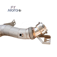Pour AMG GT43 GT50 GT53 GLE53 S450 S500 M256 3.0T Downpipe 2017 + avec bouclier thermique