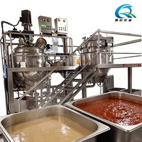Vacuüm botsoepconcentratiemachine, fruit- en groente-extractie, automatische concentratielijn, levensmiddelenkwaliteit roestvrij staal