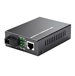 Convertidor de Medios de Fibra Gigabit a <span class=keywords><strong>Precio</strong></span> de Fábrica, 10/100/1000Mbps, Monomodo, Fibra Única, 20KM, Puerto SC, Transceptor Óptico - Product Image 1