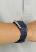 Bracelet en cuir véritable Midnight pour Whoop 5.0 5.0MG - Bracelet souple, confortable et réglable ODM OEM