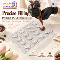 Moule à croissants personnalisable Tangba, moule à chocolat OEM ODM en polycarbonate, moule à pralines à démoulage facile pour boulangerie française, fabrication de bonbons