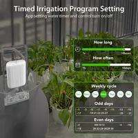 Programmateur d'arrosage automatique intelligent Wi-Fi pour balcon intérieur et jardin, idéal pour pots de fleurs et balcon
