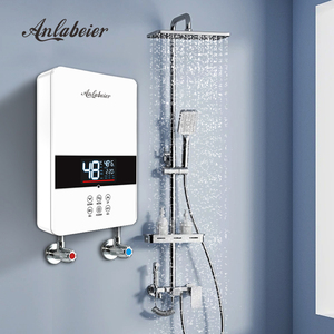 เครื่องทำน้ำอุ่นไฟฟ้าแบบทันที ไม่ใช้ถังเก็บน้ำ 220-240V 3000-6000W ควบคุมด้วยระบบสัมผัส IPX4 ให้ความร้อนเร็ว ประหยัดพลังงาน เหมาะสำหรับโรงแรมและครัวเรือน - Product Image 2