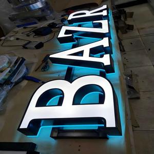 Letrero Rectangular Acrílico LED 3D Personalizado para Tienda, con Iluminación Trasera, Fácil Instalación - Product Image 4