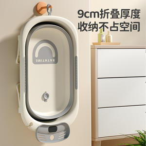 Bañera Plegable para Bebé con Sensor de Temperatura, Material PP, para Recién Nacidos de 0 a 12 Meses, Uso Doméstico - Product Image 3