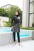 MOTIVE FORCE Motif imprimé personnalisé Maillots de bain islamiques à fleurs pour femmes Maillots de bain musulmans imprimés Maillot de bain de plage pour femmes