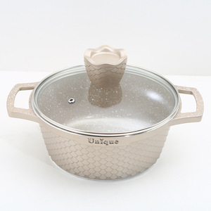 Batterie de Cuisine 12 Pièces Écailles de <span class=keywords><strong>Dragon</strong></span> en Aluminium Non Adhésive, Ensemble Marmite à Soupe et Mijoteuse Ménagère, Cadeau, Ustensiles de Cuisine Très Vendus - Product Image 3