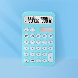 Calculatrice portable verte 9 cm x 14,5 cm, alimentée par piles, pour étudiants et usage au bureau, avec grand écran et matériau ABS - Product Image 3