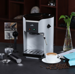 Machine à expresso semi-automatique électrique JAVA avec portafiltre, <span class=keywords><strong>mousseur</strong></span> à <span class=keywords><strong>lait</strong></span>, pression <span class=keywords><strong>de</strong></span> 20 bars, design compact pour un usage domestique et professionnel - Product Image 2
