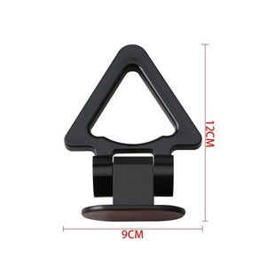 Accessoires de voiture en gros : Nouvelle <span class=keywords><strong>crochet</strong></span> de remorquage triangulaire universelle personnalisée pour voiture, accessoires extérieurs de mode - Product Image 1