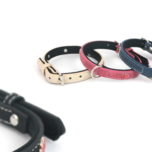 Collar para Perro y Gato de PU con Estampado de Pata Roja 2.0*42cm, Correa Reflectante de Poliéster de Liberación Rápida, Estilo Simple - Product Image 5