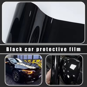 Vinilo para Envoltura de Autos, Negro Piano, Cristalino, de PVC PET de Alto Brillo, Libre de Burbujas, Resistente a los Rayos UV, para Cambio de Color de Carrocería, 1.52*16M - Product Image 2