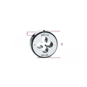 BETA - 004410101 Troqueles redondos con paso fino e hilo métrico hechos de acero cromado (paquete múltiple) ACCESORIOS DE HERRAMIENTAS ELÉCTRICAS - Product Image 1