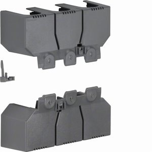 Kit Hager con 2 Coperture Terminali Frontali per Interruttore Automatico H3 X250 3P - Product Image 1