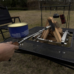 Torche à gaz butane multifonctionnelle, construction en acier, perche extensible, allumage manuel pour la cuisine, le chauffage et le camping en plein air - Product Image 6