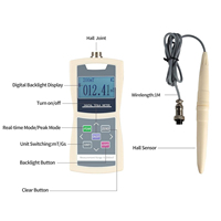 Testeur de champ magnétique automatique 200mT/2500mT Gaussmètre Tesla numérique avec sonde Hall radiale standard