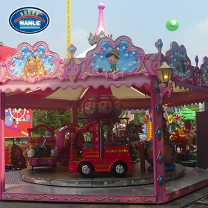 Kunden spezifische Farb fahrt Attraktion Merry Go Round Outdoor-Thema Vergnügung spark Karussell