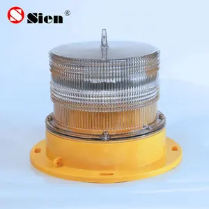 Solar Power L810 Obstruction Light Low Intensity Night Marking Self-contained Solar Aviation Obstruction Light Led Tower Light