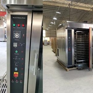 Four rotatif électrique, à gaz et diesel à 12 plateaux, neuf, pour boulangerie, farine, noix, multifonctionnel, grande capacité - Product Image 3