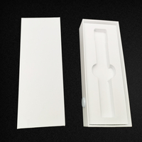Boîte coulissante à l'épreuve des enfants avec impression couleur personnalisée, papier plié 1g, emballage jetable, vernis sélectif UV et logo en feuille d'or en relief