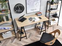 Chaises de bureau à domicile, meubles de style moderne, bureaux d'ordinateur avec étagère, table d'étude en bois, support pour ordinateur portable, table d'ordinateur de bureau, bureau à domicile dans la salle d'étude et le bureau