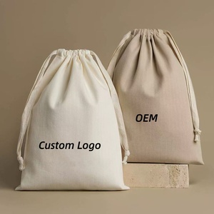 <span class=keywords><strong>Sac</strong></span> fourre-tout en toile de coton à motif personnalisé avec cordon de serrage, écologique, réutilisable, taille moyenne, pour bijoux, accessoires, <span class=keywords><strong>sac</strong></span> anti-poussière, emballage, usage quotidien - Product Image 1