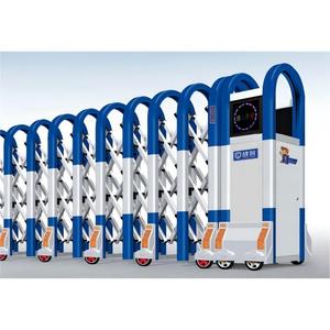 <span class=keywords><strong>Portail</strong></span> rétractable automatique personnalisable de 80cm et 6 pieds, large <span class=keywords><strong>portail</strong></span> <span class=keywords><strong>coulissant</strong></span> <span class=keywords><strong>motorisé</strong></span> en aluminium pour la porte moustiquaire de sécurité de l'école de jardin - Product Image 1