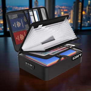 Sac de rangement pour documents ignifuge avec 13 pochettes, sac à dossier accordéon pour ranger des documents importants - Product Image 6