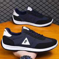 Chaussures blanches rétro pour hommes avec logo personnalisé, respirantes, en maille, semelle souple, antidérapantes, légères, décontractées, style Paladi