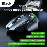 G502X Lightspeed 1000Hz Wireless Gaming Mouse Right-Handed 9-Button Customizable Weights RGB 25600 DPI for PC