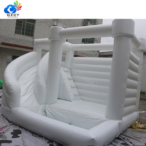 Castello Gonfiabile in PVC Pastello da 0,55 mm per Interni ed Esterni con Soffiatore Incluso - Product Image 2